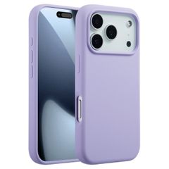Accezz Liquid Silicone Back Cover with MagSafe Apple iPhone 17 Pro - Lavender Gray