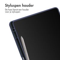 imoshion Trifold Hardcase Bookcase Samsung Galaxy Tab S10 Lite / S9 11.0 inch / Tab S10 FE / S9 FE 10.9 inch - Donkerblauw