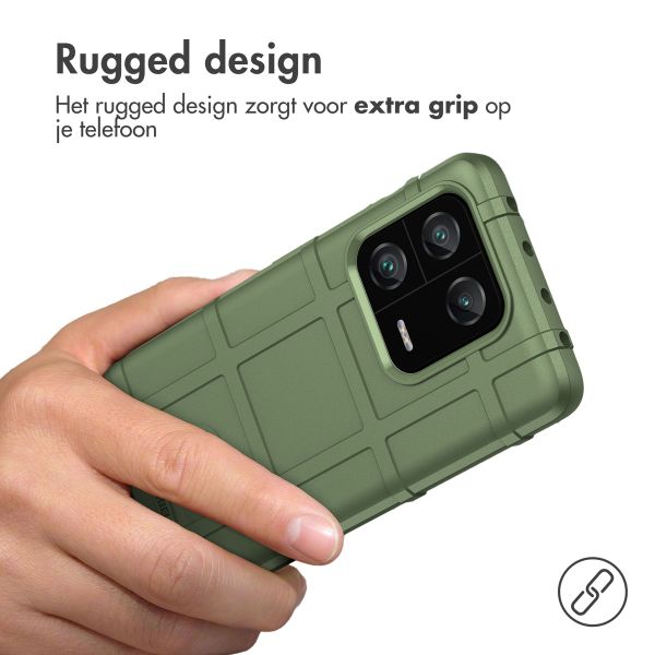 imoshion Rugged Shield Backcover Xiaomi 13 Pro - Donkergroen