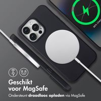 imoshion Color Backcover met afneembaar koord MagSafe Apple iPhone 14 Pro Max - Zwart