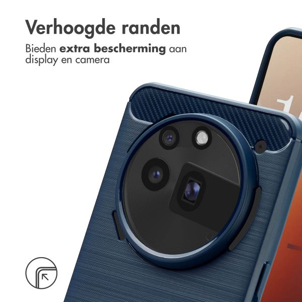 imoshion Brushed Backcover Nothing Phone (3a) Pro - Donkerblauw