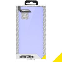 Accezz Liquid Silicone Backcover Samsung Galaxy A51 - Paars