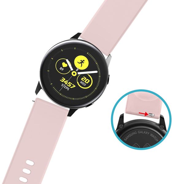 imoshion Siliconen bandje Samsung Galaxy Watch 4 / 5 / 6 / 7 / FE (20 mm) - Roze