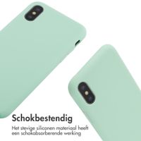 imoshion Siliconen hoesje met koord iPhone X / Xs - Mintgroen