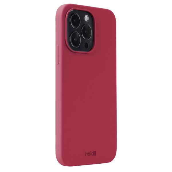 Holdit Silicone Case iPhone 14 Pro Max - Red Velvet