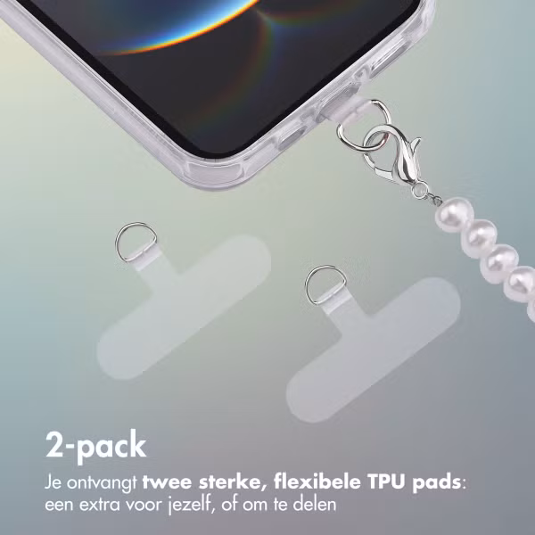 imoshion Pad voor Telefoonkoord - 2 Pack - Zilver
