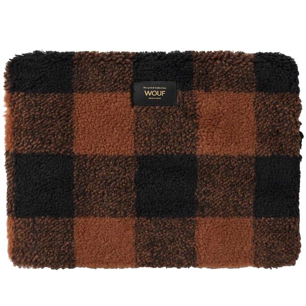 Wouf Teddy Laptop hoes 13 inch - Laptopsleeve - Brownie