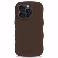 Holdit Wavy Case Apple iPhone 15 Pro Max - Chocolate