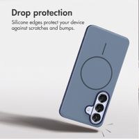 imoshion Colour Back Cover with Thin MagSafe Ring Samsung Galaxy S26 - Dark Blue