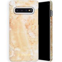 Selencia Maya Fashion Backcover Samsung Galaxy S10 - Marble Sand