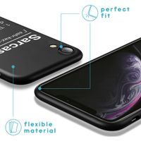 imoshion Design hoesje iPhone Xr - Quote - Zwart