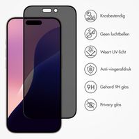 Accezz Gehard Glas Privacy Screenprotector Apple iPhone 16 Pro Max
