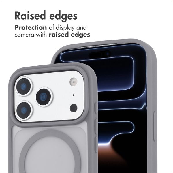 imoshion Colour Guard Back Cover with MagSafe Apple iPhone 17 Pro - Grey