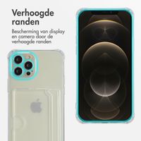 imoshion Softcase Backcover met pasjeshouder iPhone 12 Pro - Transparant