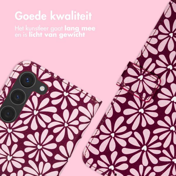 imoshion Design Bookcase Samsung Galaxy S23 - Bloom Love Blush