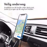 Accezz Telefoonhouder auto met Magsafe - Draadloze oplader - Ventilatierooster - Zwart