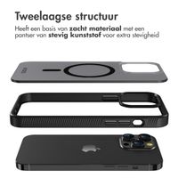 Accezz Rugged Frosted Backcover met MagSafe iPhone 14 Pro Max - Zwart