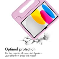 imoshion Kids-Proof Back Cover with Handle Apple iPad 11 (2025) 11 inch A16 / iPad 10 (2022) 10.9 inch - Light Pink