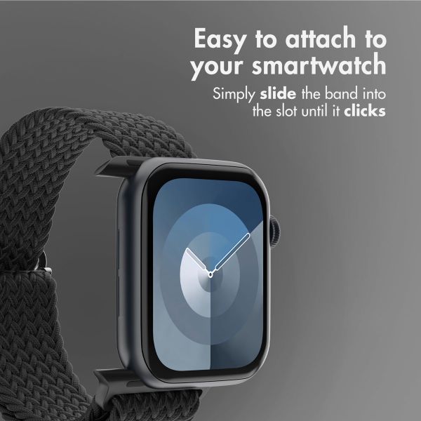 imoshion Woven nylon strap Apple Watch | 38/40/41/42 mm - Black
