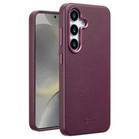 Accezz MagSafe Leather Backcover Samsung Galaxy S25 Plus - Heath Purple