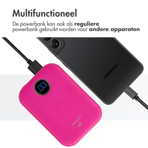 imoshion MagSafe Powerbank - 10.000 mAh - Draadloze powerbank - Hot Pink