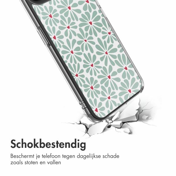 imoshion Design hoesje Apple iPhone 16e - Bloom Love Sage Green