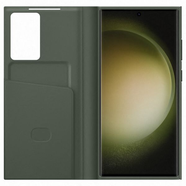 Samsung Originele S View Cover Samsung Galaxy S23 Ultra - Khaki