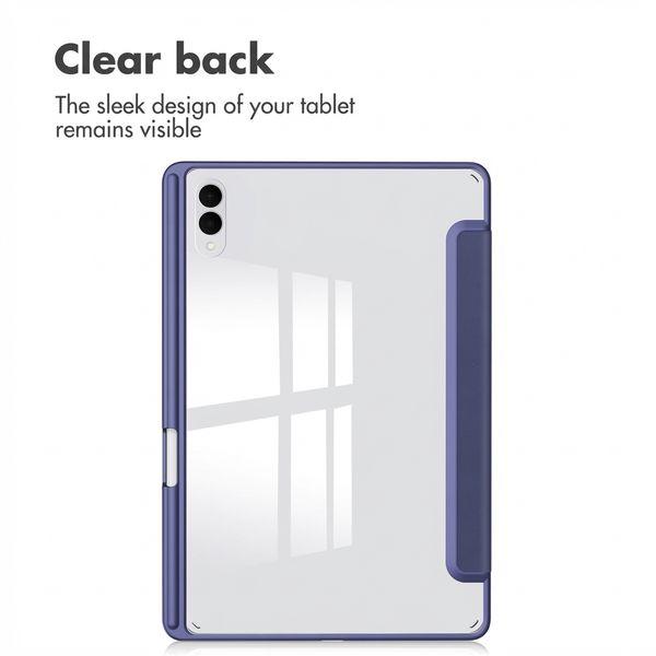 imoshion Trifold Hardcase Bookcase Samsung Galaxy Tab S11 Ultra - Donkerblauw