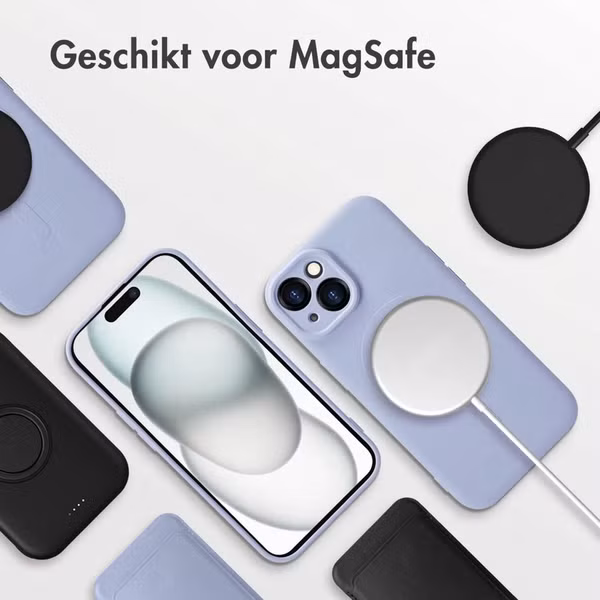 imoshion Color Backcover met MagSafe Apple iPhone 15 - Lila