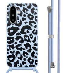 imoshion Siliconen design hoesje met koord Samsung Galaxy A36 / A56 - Animal Lila