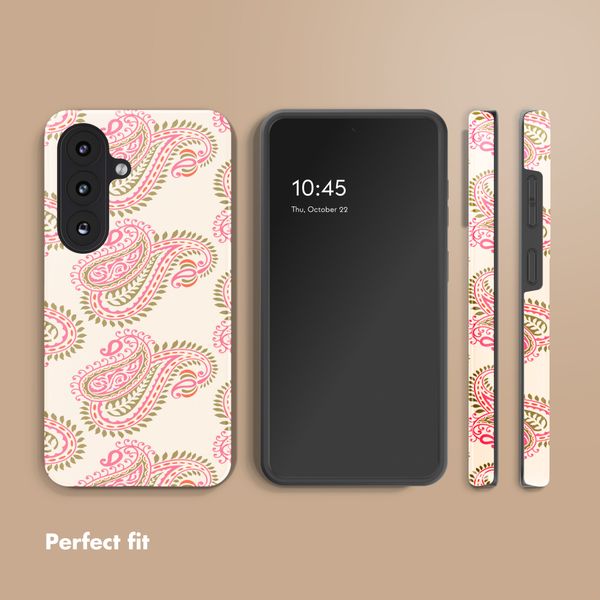Selencia Vivid Back Cover Samsung Galaxy S26 - Paisley Blush
