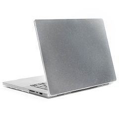 Selencia Glitter Cover voor de Apple MacBook Neo 13 inch (2026) A18 - Transparant