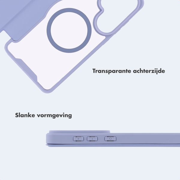 imoshion Transparante Bookcase met MagSafe Samsung Galaxy S26 Ultra - Lila