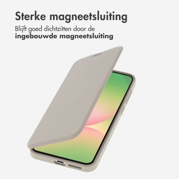 imoshion Transparante Bookcase met MagSafe Samsung Galaxy A57 (5G) - Beige