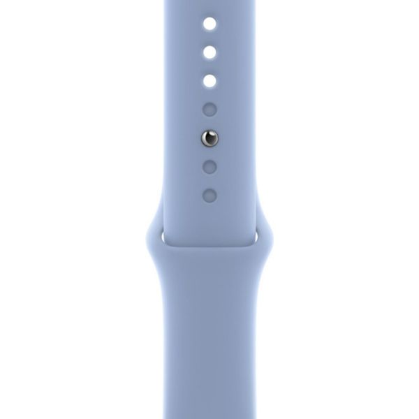 Apple Sport Band Apple Watch Series 1 t/m 9 / SE (38/40/41 mm) | Series 10 / 11 (42 mm) - Blue Fog