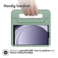 imoshion Kidsproof Backcover met handvat Samsung Galaxy Tab A9 8.7 inch - Olijfgroen