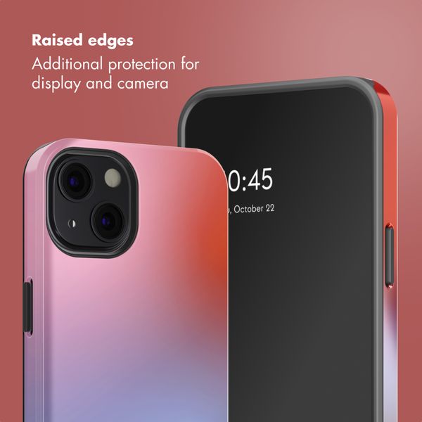 Selencia Vivid Back Cover with MagSafe Apple iPhone 13 - Gradient Soft Blush
