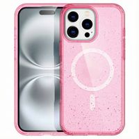 imoshion Sparkle Backcover met MagSafe Apple iPhone 16 Pro - Glitter Roze