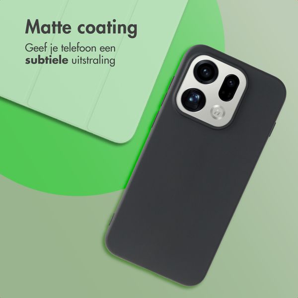 imoshion Color Backcover Oppo Find X9 - Zwart