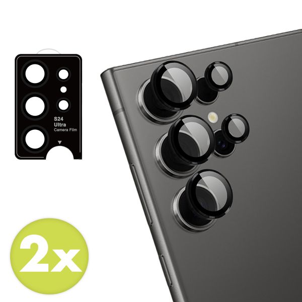 imoshion 2 Pack Camera lens protector Samsung Galaxy S24 Ultra - Zwart