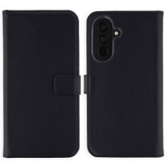 Selencia Genuine Leather Book Case Samsung Galaxy A37 (5G) - Black