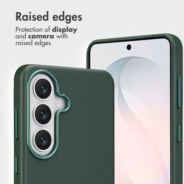 Accezz 2-in-1 Leather Bookcase with MagSafe Samsung Galaxy S26 - Cedar Green