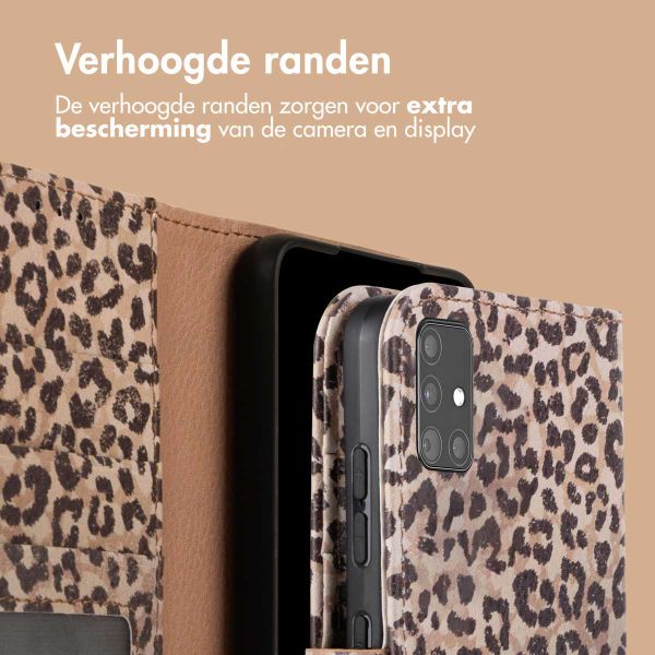 imoshion Design Bookcase Samsung Galaxy A51 - Leopard Mood