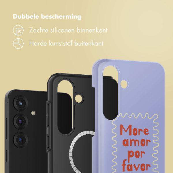 Selencia Vivid Backcover met MagSafe Samsung Galaxy S25 - More Amor