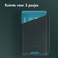 Accezz Leren Kaarthouder - Geschikt voor MagSafe en Qi2 - Cedar Green