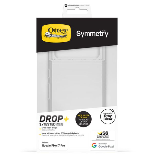 OtterBox Symmetry Clear Backcover Google Pixel 7 Pro - Transparant