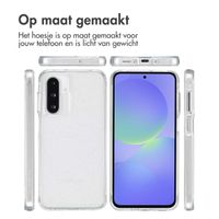 imoshion Clear Glitter Backcover Samsung Galaxy A36 / A56 - Zilver