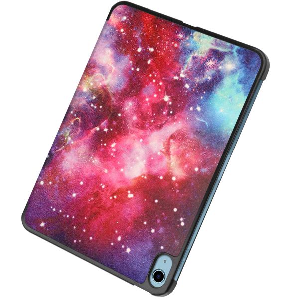 imoshion Design Trifold Case Apple iPad 11 (2025) 11 inch A16 / iPad 10 (2022) 10.9 inch - Space