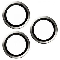 PanzerGlass Camera Protector Hoops Optic Rings Apple iPhone 15 Pro / 15 Pro Max - White Metal