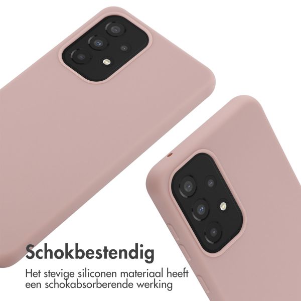 imoshion Siliconen hoesje met koord Samsung Galaxy A33 - Sand Pink